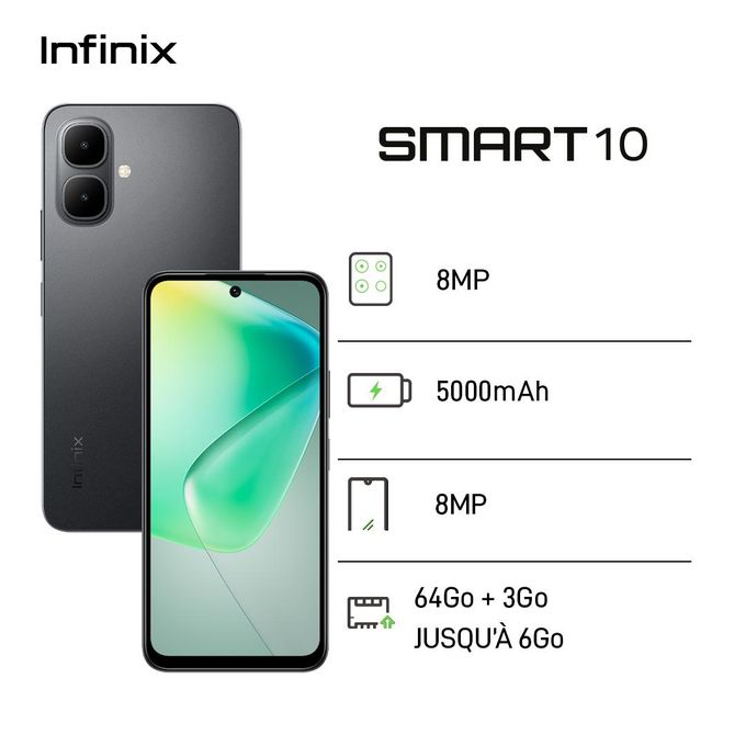 INFINIX SMART 10 - 64Go + 3Go